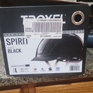 Troxel Spirit Black Riding Helmet